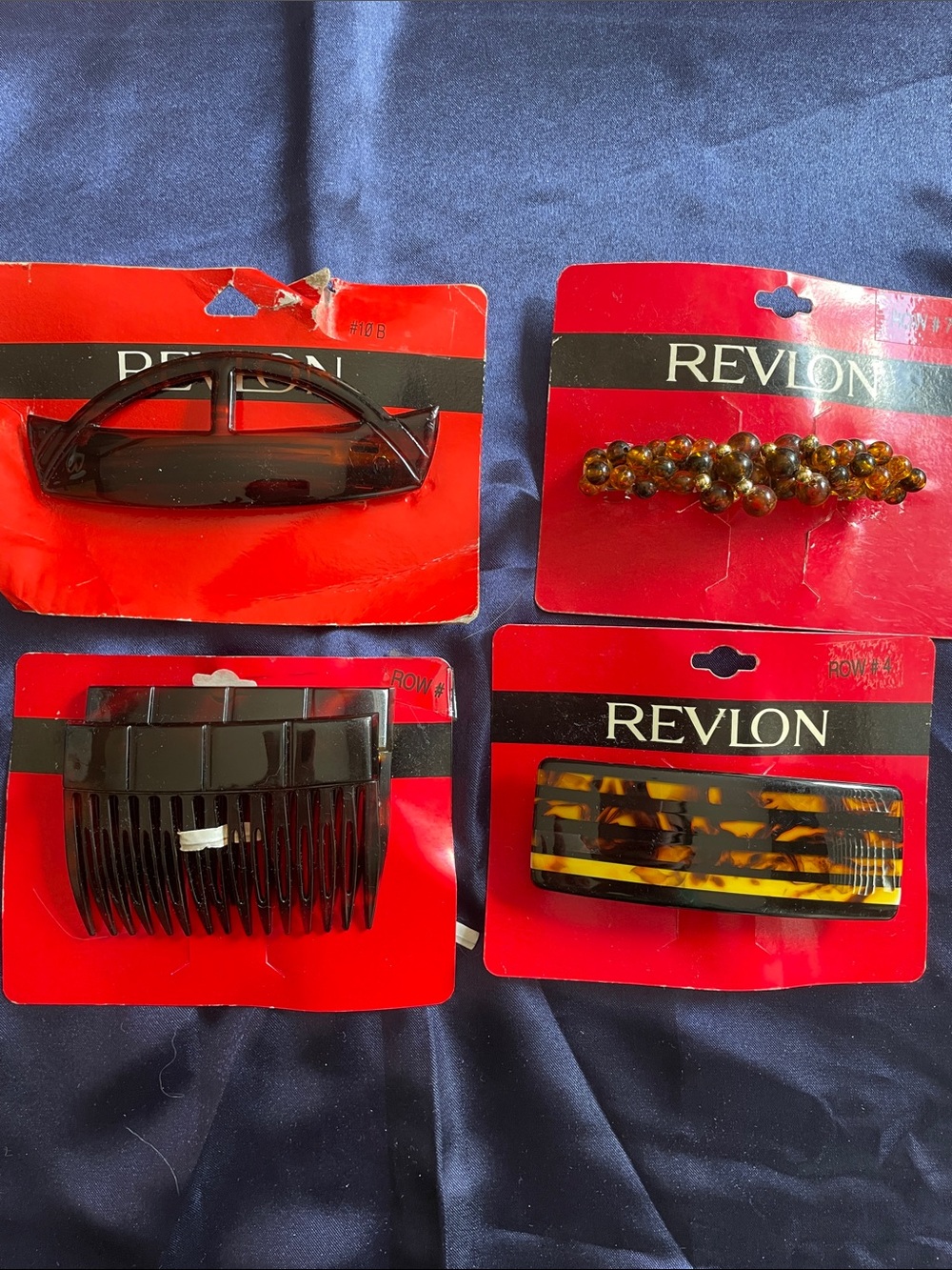 90s Vintage Revlon Dead-stock Hair Accessories